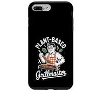 Grillmaster BBQ Végétarien Humoristique à Base de Plantes Papa végétalien Coque pour iPhone 7 Plus/8 Plus
