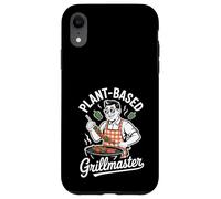 Grillmaster BBQ Végétarien Humoristique à Base de Plantes Papa végétalien Coque pour iPhone XR