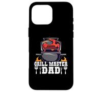 Grillmaster Papa BBQ Griller Barbecue Smoker Viande Coque pour iPhone 16 Pro Max