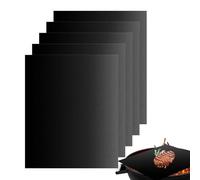 Grillmatte, Grill Kochmatte - 5x Nicht-Stick BBQ Grill Matte Set | 5x Nicht-Stick-Wärme-resistente Schnittbrücks-Rug-Ofen-Beschützer-Schutzblatt für Kamin-Grill-Essen