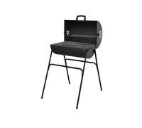 GRILLMEISTER Barbecue baril à charbon de bois, 51 x 34 cm