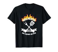 Grillmeister Lars Prénom Nom Homme Cadeau T-Shirt