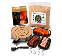 GRILL'N CHIPS® Générateur/Serpentin de Fumée Froide Fumoir + Sciure 2,5 Kg