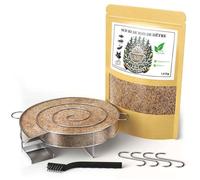 GRILL'N CHIPS - Générateur (serpentin) de fumée froide pour fumoir & barbecue + 1,2 kg sciure hêtre