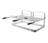 Grilloir Double Grille - RUECAB - 76x71cm - Acier - Réglable en hauteur - Support de cuisson