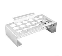 Grilloir Piments 18 Trous Fumé Contrôlé Grilloir Piments 18 Trous | Acier résistant pour usure, structure solide, pour durable années, finition argentée brillante