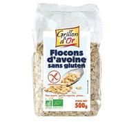 GRILLON D'OR - FLOCONS D'AVOINE SANS GLUTEN 500G