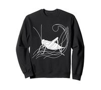 Grillon Linéaire Entomologiste Sweatshirt