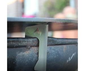 Grillrost.com Das Original Entretoise Universelle pour plaques à feu - à Utiliser sur Les tonneaux à feu, Les Coupes à feu et Les barbecues sphériques (3 pièces)