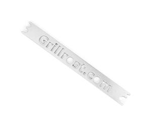 Grillrost.com Das Original Grattoir pour Grille de Barbecue en Acier Inoxydable | Nettoyant pour Gril pour Les Barres d'épaisseur 4,5,6 et 8mm - élimine Les Grosses salissures