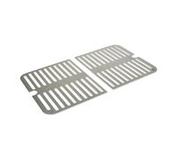 Grillrost.com Das Original Grilles de Cuisson en Acier Inoxydable INOX pour Weber Go-Anywhere | Lavable au Lave-Vaisselle - Set de 2 moitiés