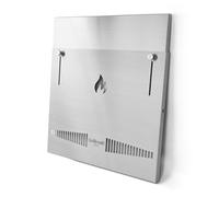 Grillrost.com Das Original Paroi arrière en Acier Inoxydable pour Rösle Allflame Hero 4 & Prime 4 - Meilleure Conservation de la Chaleur & Vue arrière Propre