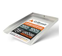 Grillrost.com Das Original Plaque de Cuisson en Acier Inoxydable - Plancha 43,5 x 33cm - pour Broil King Baron