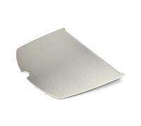 Grillrost.com Das Original Plaque de Cuisson en Acier Inoxydable | Plancha adaptée à Weber Q100/1000 - remplace Une moitié de Grille - Extra Massive