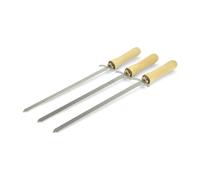 Grillrost.com Das Original Set de 3 brochettes | épées de Barbecue - l'accroche-Regard pour Chaque Fan de Barbecue