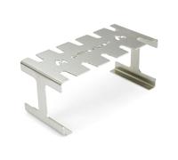 Grillrost.com Das Original Support pour Cuisses de Poulet en Acier Inoxydable | Drumstickhalter - pour 10 Cuisses croustillantes de Tous Les côtés au Barbecue & au Four