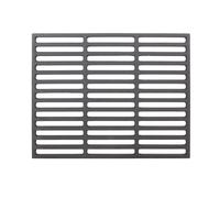 Grillrost TRUTZHOLM 38x29 cm en Fonte émaillée, Noir, 1,3 cm