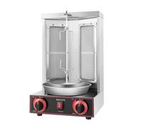 Grills Électriques Full Open, Multi-Grill Vertical, Multi-Gril Viande Compact 3000w, Interrupteur Marche/Arrêt, Voyant Lumineux, Broche Rotative, Acier Inoxydable, Pour Kebab Et Volaille