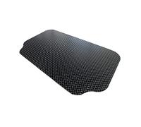 GRILLTEX Tapis de Barbecue à gaz, au Charbon de Bois, rôtissoire à Dinde et fumoir à granulés, Protection pour terrasse et Patio, 91,4 x 160 cm, Noir (Black Diamond Plate), 8D-075-36C-5.3