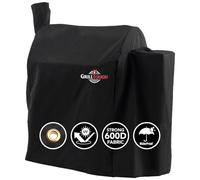 GrillTough Housse de Barbecue Robuste pour Barbecue d'extérieur - Imperméable, résistante aux intempéries, aux UV et à la décoloration avec Sangles réglables - Housse de Barbecue à gaz pour Weber,