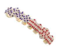 Grillz Dentaires Décorés Drapeau Américain, Bijoux Hip Hop Hommes