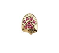 Grillz en forme de patte de chat plaqués or 18K, sertis de zircones cubiques. Style hip-hop street, bijou dentaire mixte tendance.(Gold,Modelo 1)