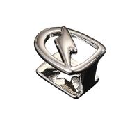 Grillz Plaqué Or Pour Homme Et Femme, Style Punk Hip-hop, Rappeur, Dents Creuses En Cuivre, Accessoire De Bijoux Pour Fête Cosplay(Silver)