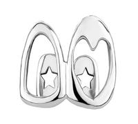 Grillzs en forme de cœur creux plaqué cuivre - Accessoire portable pour fête et festival - Bijoux de dents, taille unique, Comme décrit, Comme décrit.