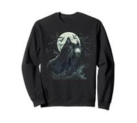 Grim Lantern Reaper - Crowstorm Moon Dark Art Sweatshirt
