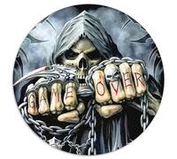 Grim Reaper 1000 Pièces Puzzle pour Adultes Jeu Stimulant Divertissement Apaisant Entraîner La Mémoire du Cerveau Cadeaux pour Adultes 1000pcs (67.5x67.5cm)