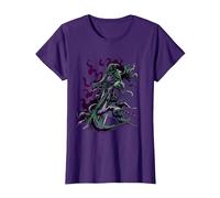 Grim Reaper Angel of Death Tondeuse à Dents T-Shirt, Femme, Violet, L