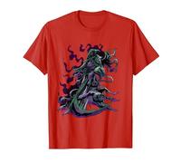 Grim Reaper Angel of Death Tondeuse à Dents T-Shirt, Homme, Rouge, L