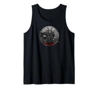 Grim Reaper Death Skeleton American Flag War Soldier Débardeur