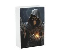 Grim Reaper Étui à cigarettes 85 mm King Size Capacité 20 cigarettes étanche Étui à cigarettes vintage pour homme et femme Petit porte-cigarettes amusant pour régulier