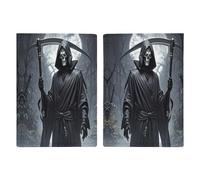 Grim Reaper Étui de passeport fin pour passeport compact et léger pour voyage, 20,3 x 13,8 cm, Style :, 20.3x13.8cm
