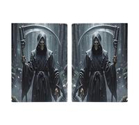 Grim Reaper Étui de passeport fin pour passeport compact et léger pour voyage, 20,3 x 13,8 cm, Style :, 20.3x13.8cm