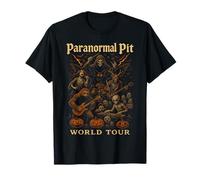Grim Reaper Mothman Bigfoot Wendigo Alien Banshee Rock Band T-Shirt