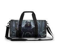 Grim Reaper Petit sac de sport de voyage avec compartiment pour homme et femme, Faucheuse, 17.7in/9in/9in