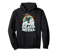 Grim Reaper Riding Unicorn | Death Metal Pastel Goth Sweat à Capuche