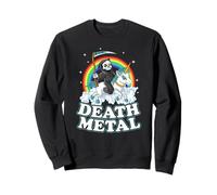 Grim Reaper Riding Unicorn | Death Metal Pastel Goth Sweatshirt