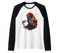 Grim Reaper Squelette Gothique Jouant Violon Musique Halloween Manche Raglan