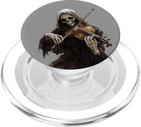Grim Reaper Squelette Gothique Jouant Violon Musique Halloween PopSockets PopGrip pour MagSafe