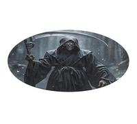 Grim Reaper Tapis de bain doux et absorbant antidérapant pour chambre à coucher, salon, décoration d'intérieur - 90 x 90 cm