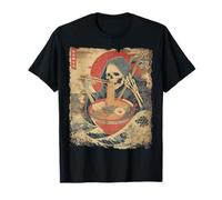 Grim Reaper The Death Skeleton Vintage Ramen Nouilles Japonaises T-Shirt