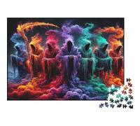 Grim Reapers Coloré Lot De 1 Puzzle 1000 Pièces Adultes Activity À La Maison Loisir Détente Amazon’s Choice Puzzle Éducatif Carton Résistant 38x26cm/1000pcs