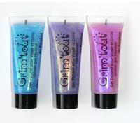 Grim Tout Lot 3 Hoses De Gel Pailleté 25ml (Rose-Mauve-Turquoise) Rose