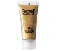 Grimas Liquid Make Up Pearl - 8 ml - Doré brillant - Maquillage liquide - Séchage rapide - Couverture parfaite - Qualité supérieure - Sans parfum - Sans gluten