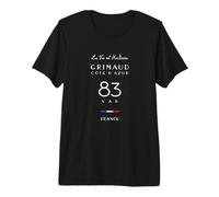 Grimaud 83 Côte d'Azur Var Francia T-Shirt Haut de Gamme