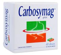 Grimberg Carbosymag Charbon Activé Siméticone Oxyde De Magnésium 48 Gélules