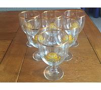 grimbergen Lot de 6 Verre a Biere Bord Dore 50 cl Neuf